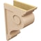 Ekena Millwork 7"W x 14"D x 21"H Classic Scroll Rough Cedar Woodgrain TimberThane Corbel, Primed Tan CORUR07X14X21SCRRCPR - alternate 5